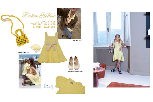 Butter Yellow: il colore protagonista della Primavera/Estate 2025 anche per i più piccoli