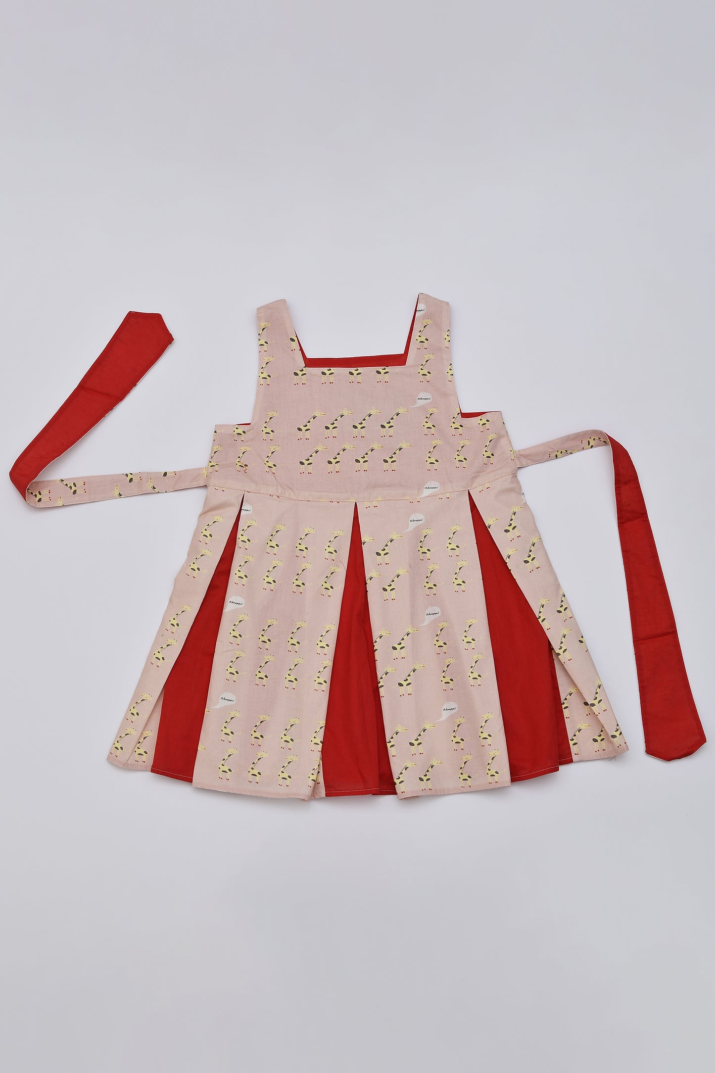 Abito Masha smanicato bicolore Giraffe