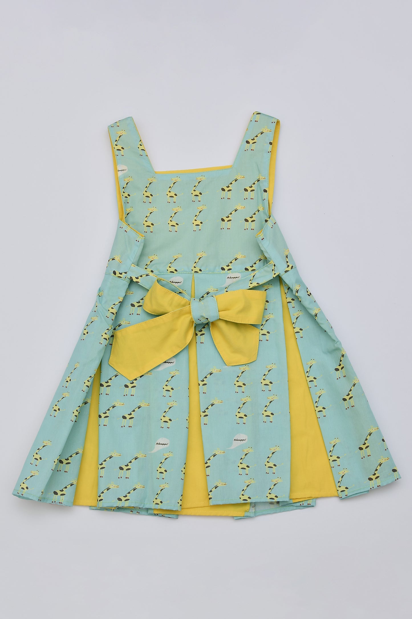 Abito Masha smanicato bicolore Giraffe