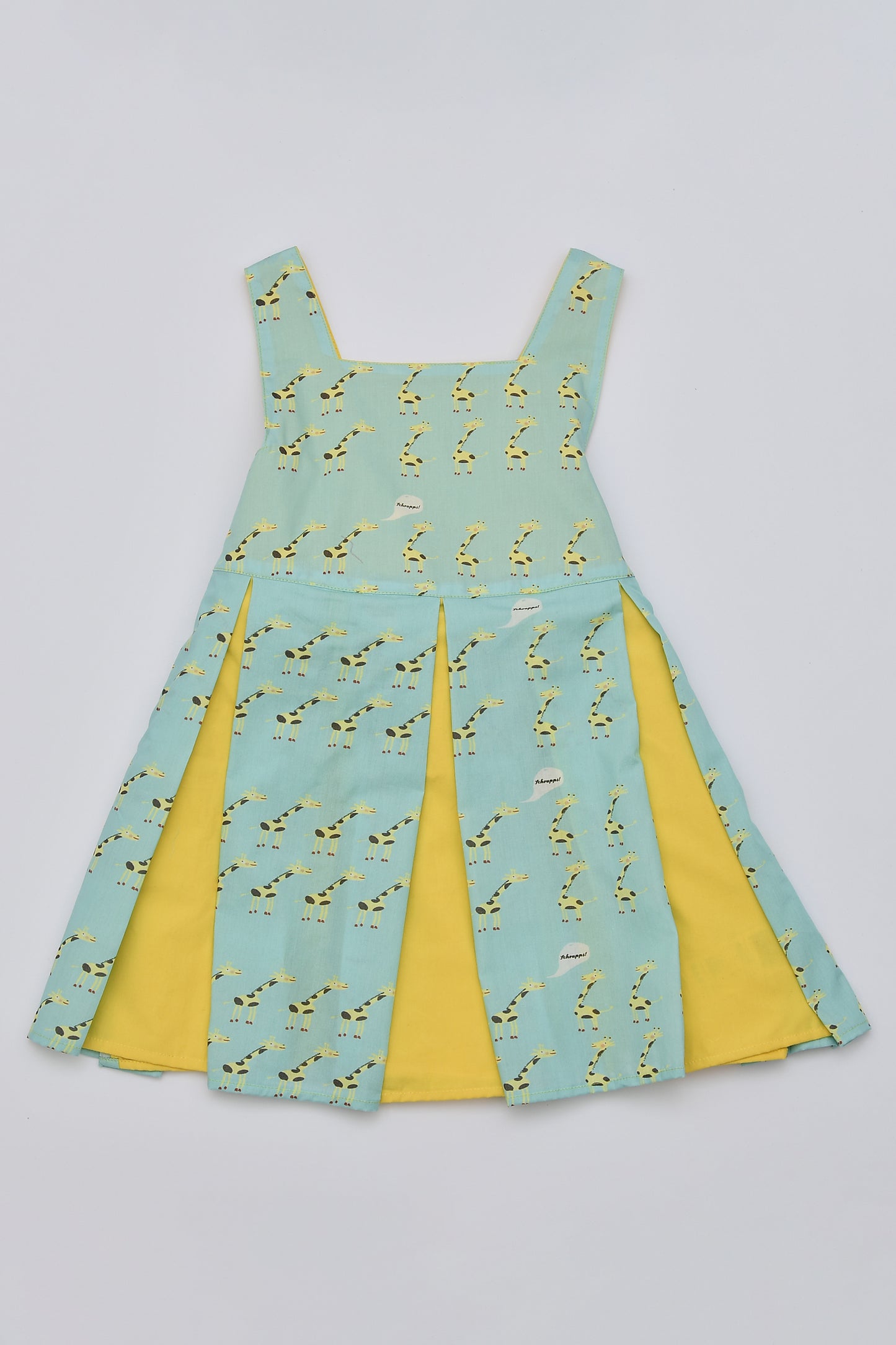 Abito Masha smanicato bicolore Giraffe