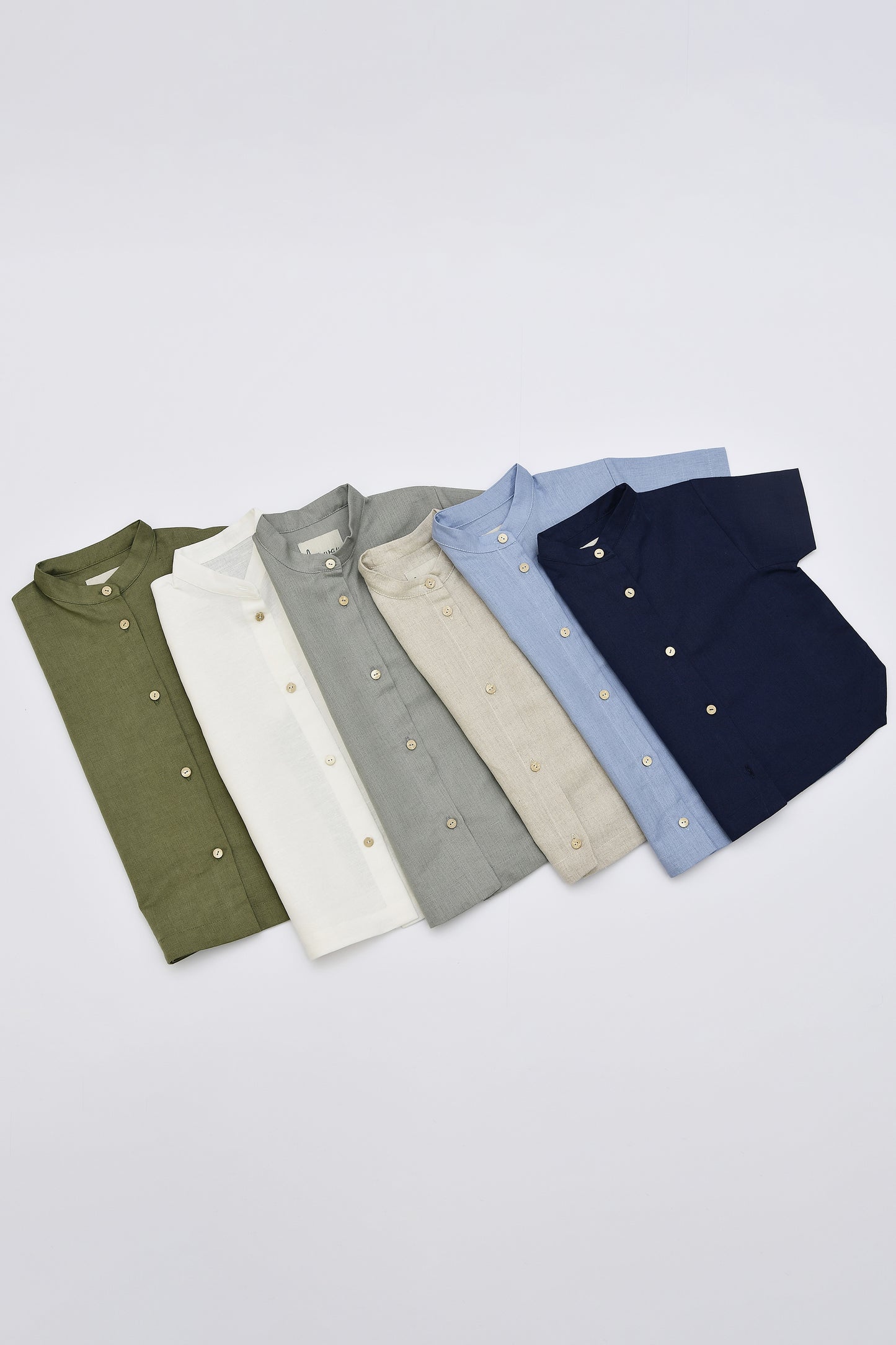 Camicia alla Coreana in Lino