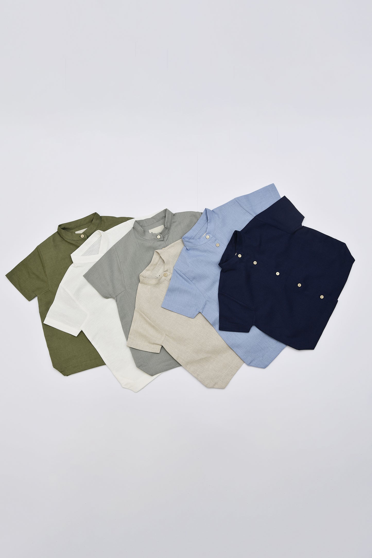 Camicia alla Coreana in Lino