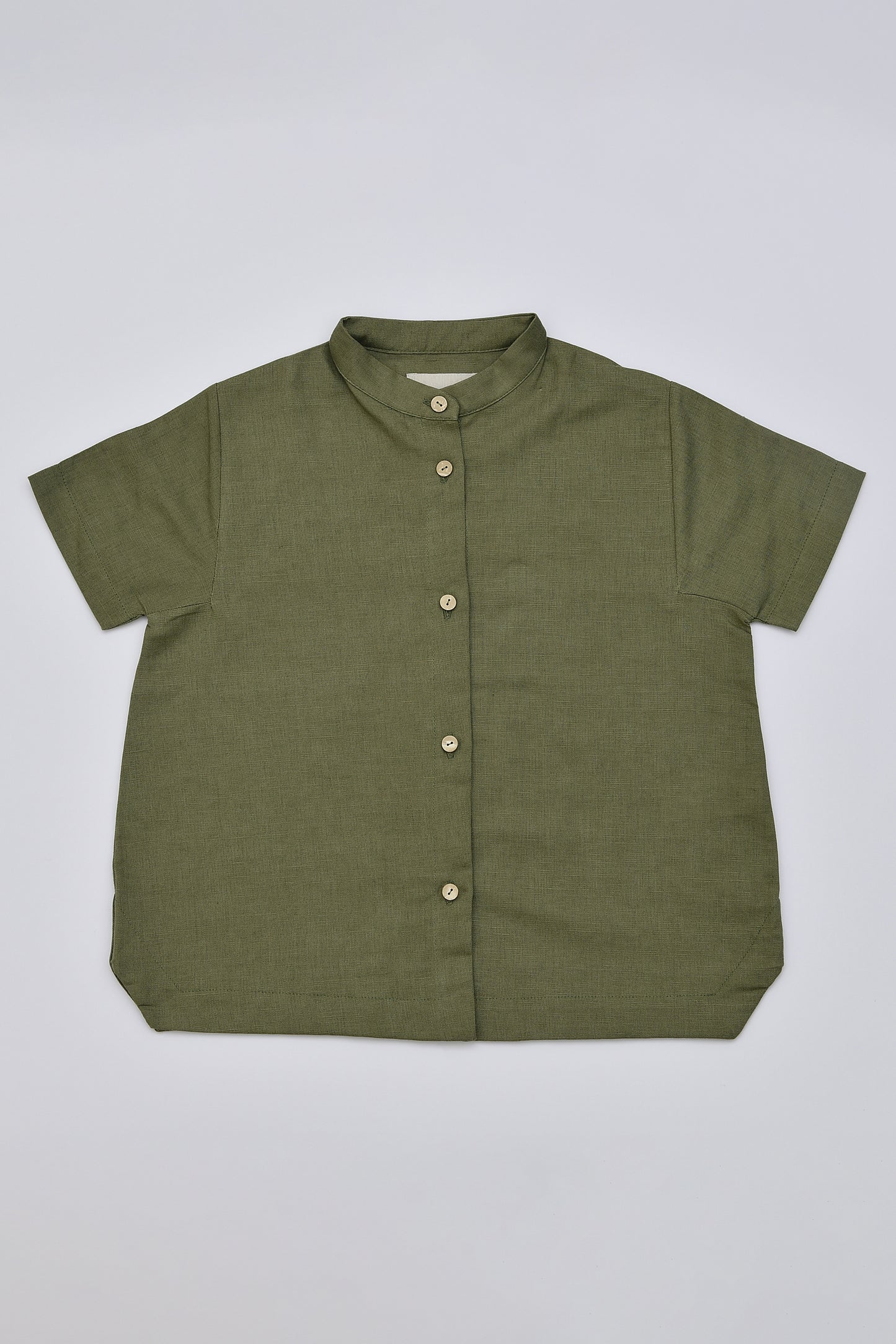 Camicia alla Coreana in Lino