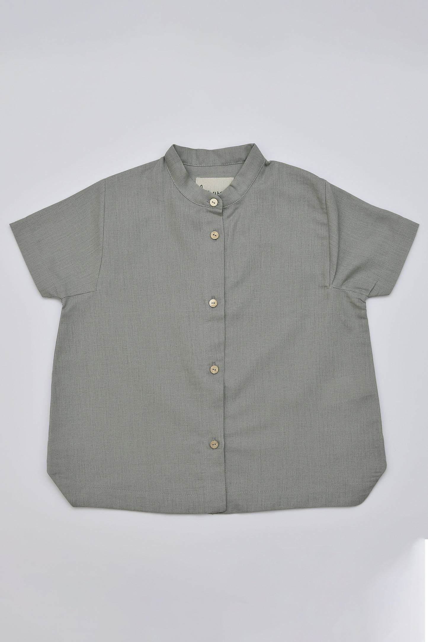 Camicia alla Coreana in Lino