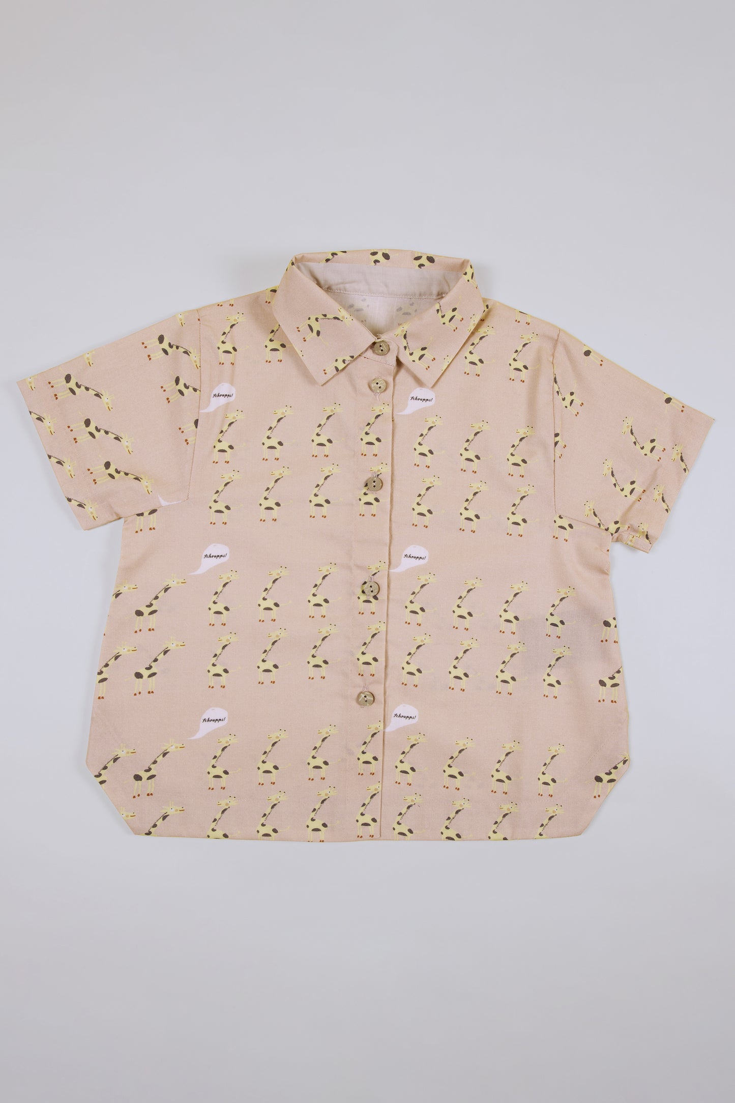 Camicia manica corta Giraffe