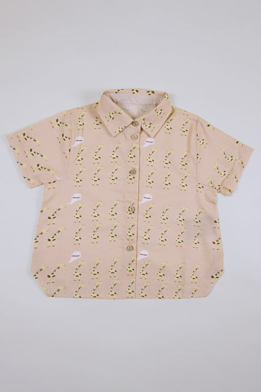Camicia manica corta Giraffe