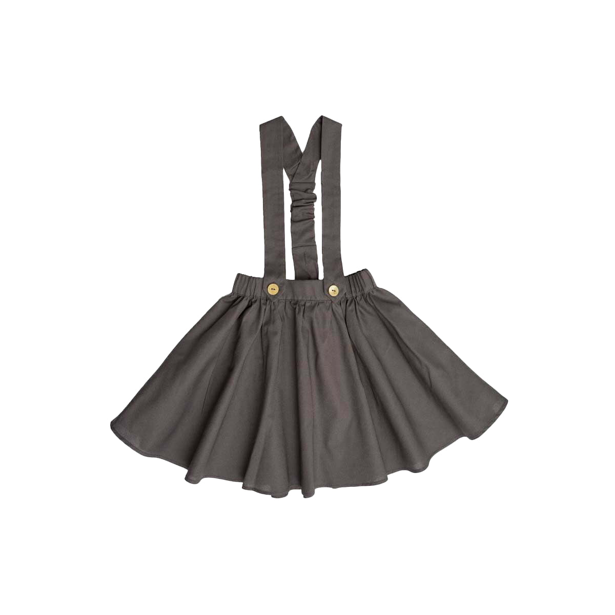 Poplin Dungaree Skirt