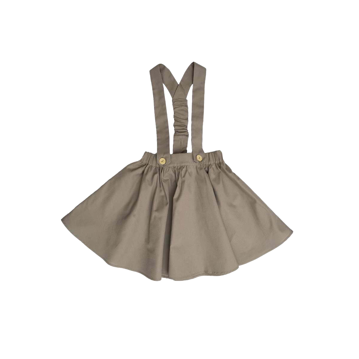 Poplin Dungaree Skirt
