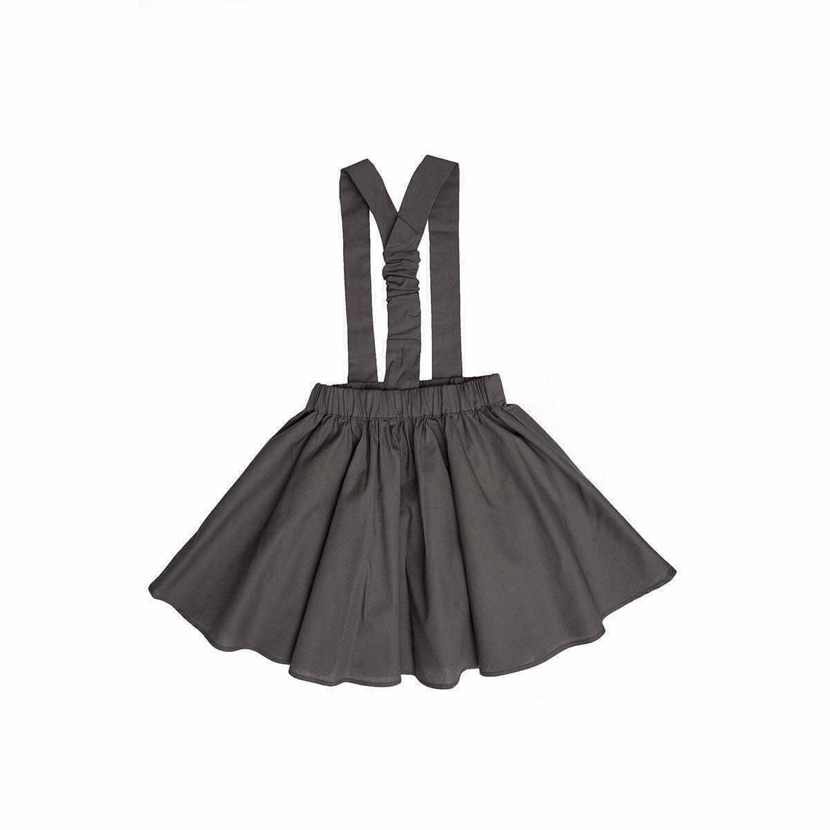 Poplin Dungaree Skirt