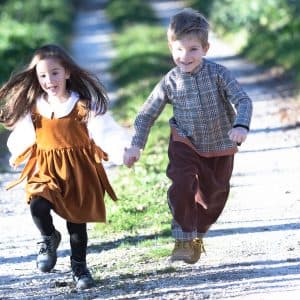 Pantalone elegante a millerighe