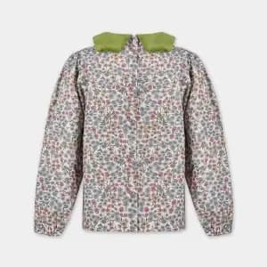 Camicia con colletto in velluto