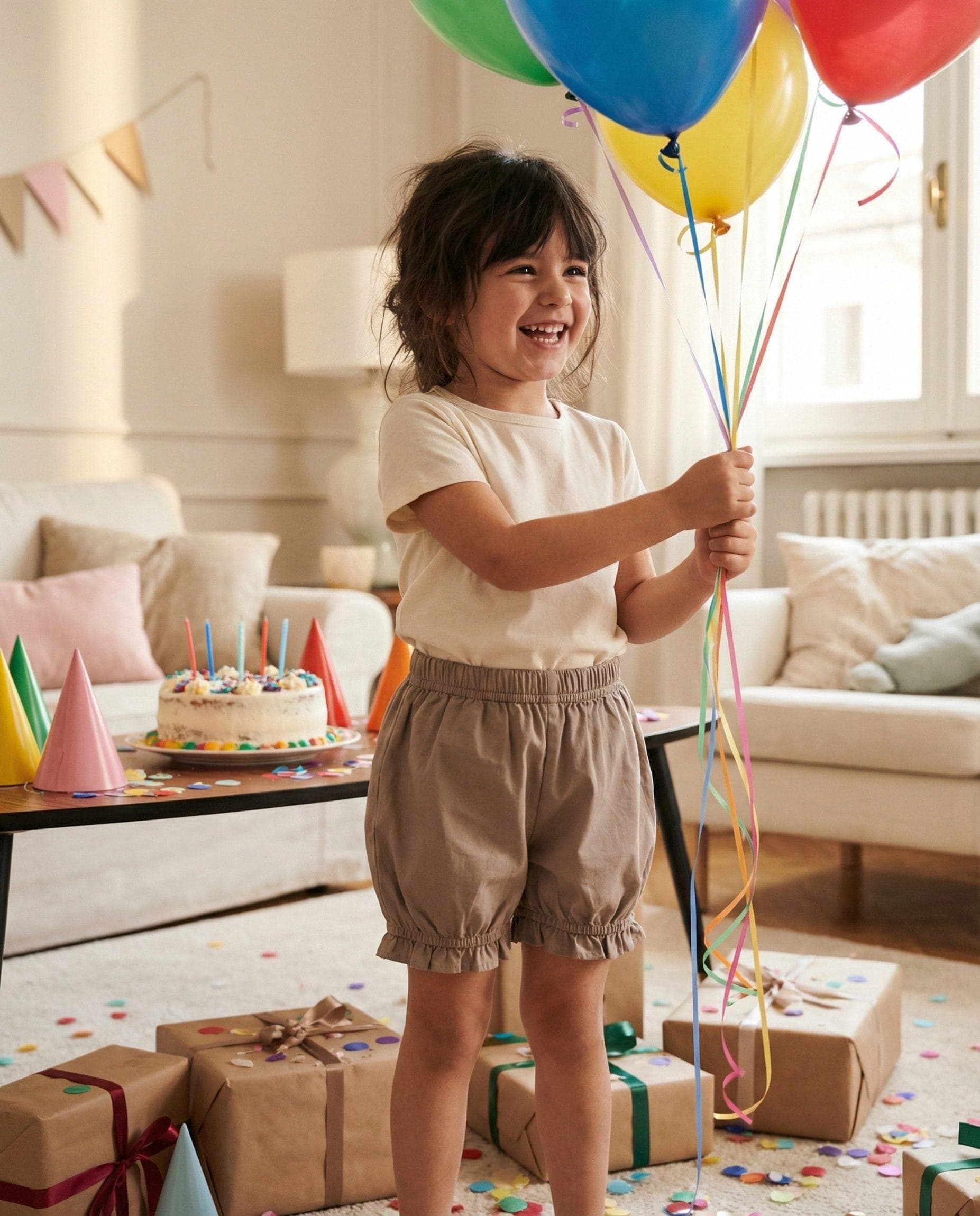 Pantaloncino a palloncino Unico Compleanno di Farway Milano