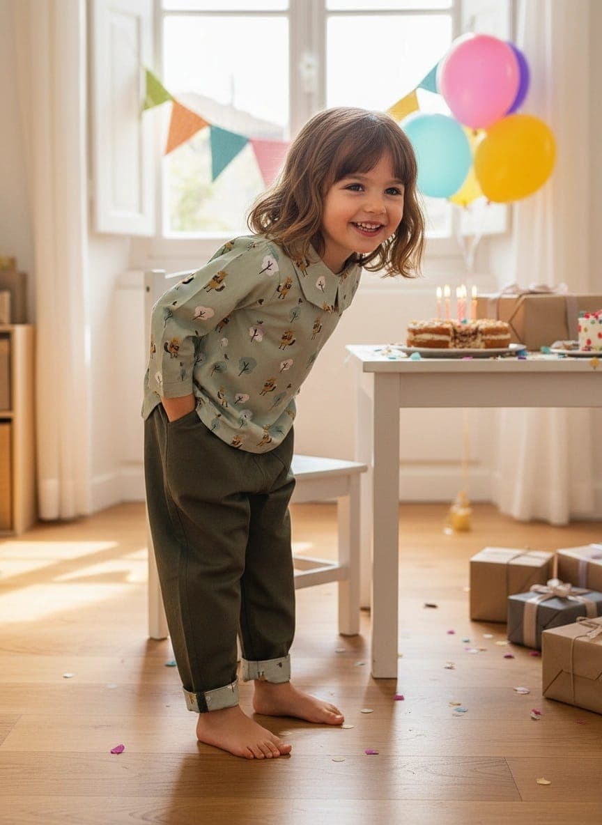 Camicia Fantasia del Bosco Unico Compleanno di Farway Milano