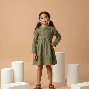 Abito Ariel (TEST) Verde khaki e militare Front