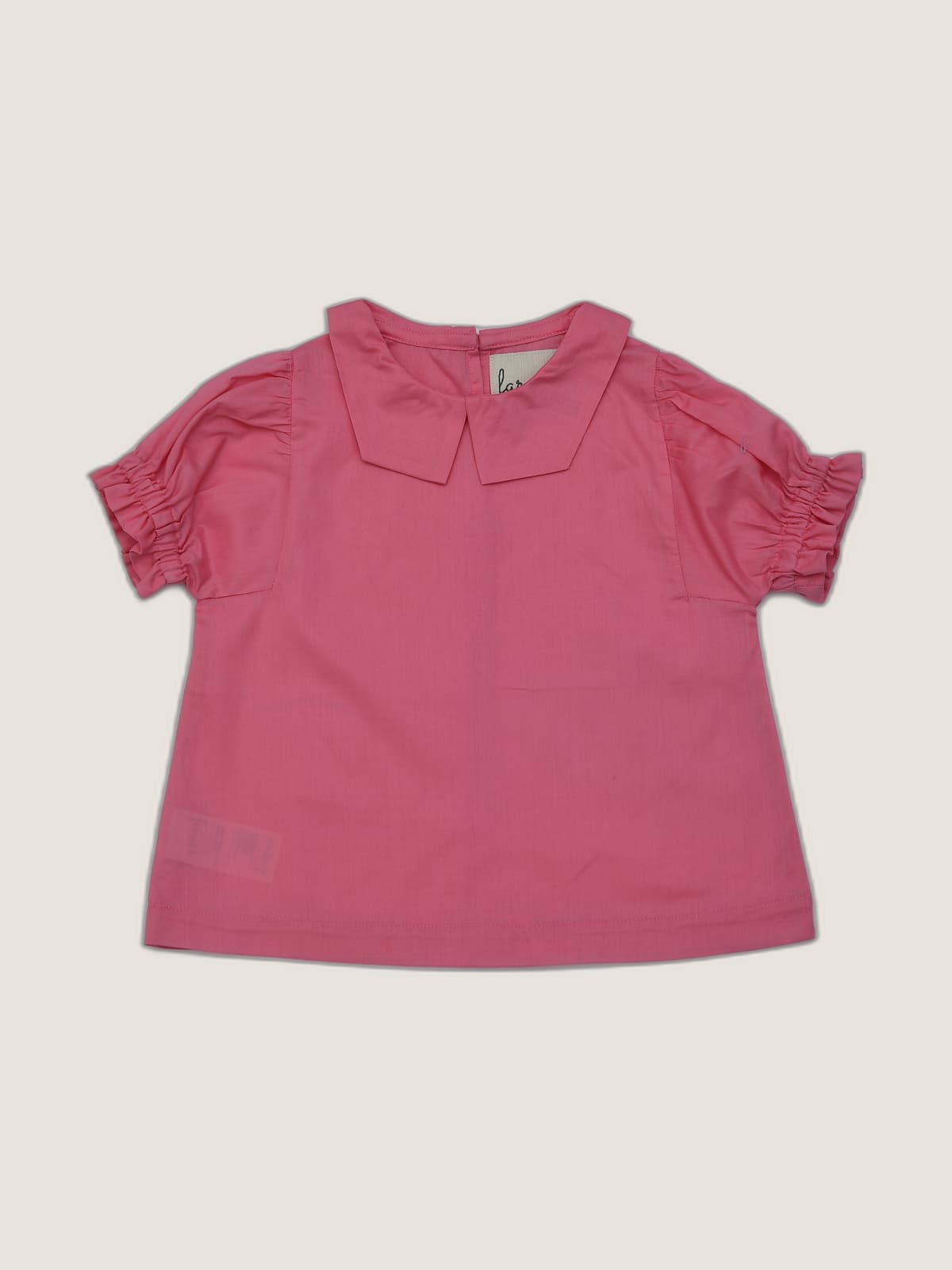 Camicia Masha manica corta a sbuffo Rosa pastello e antico still life front di Farway Milano - _AND3761-vertical-beige-centrato-zoom.jpg