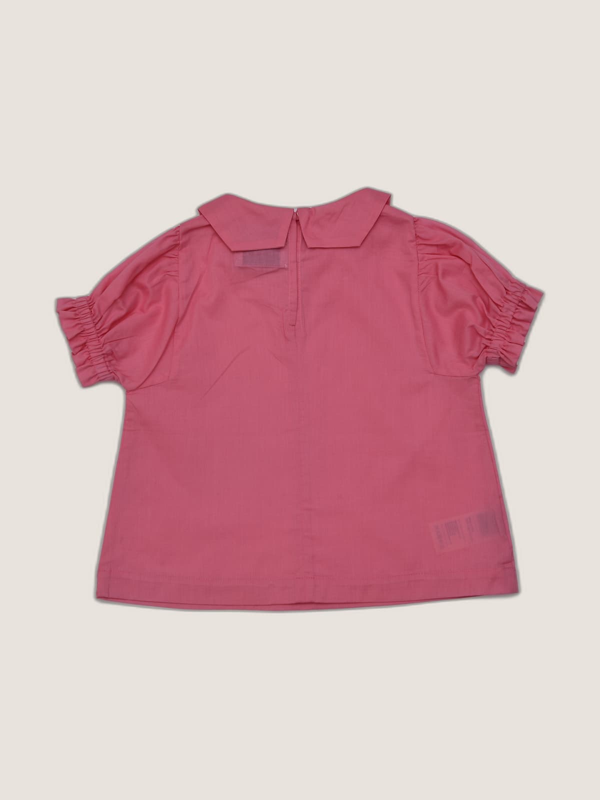 Camicia Masha manica corta a sbuffo Rosa pastello e antico still life retro di Farway Milano - _AND3763-vertical-beige-centrato-zoom.jpg