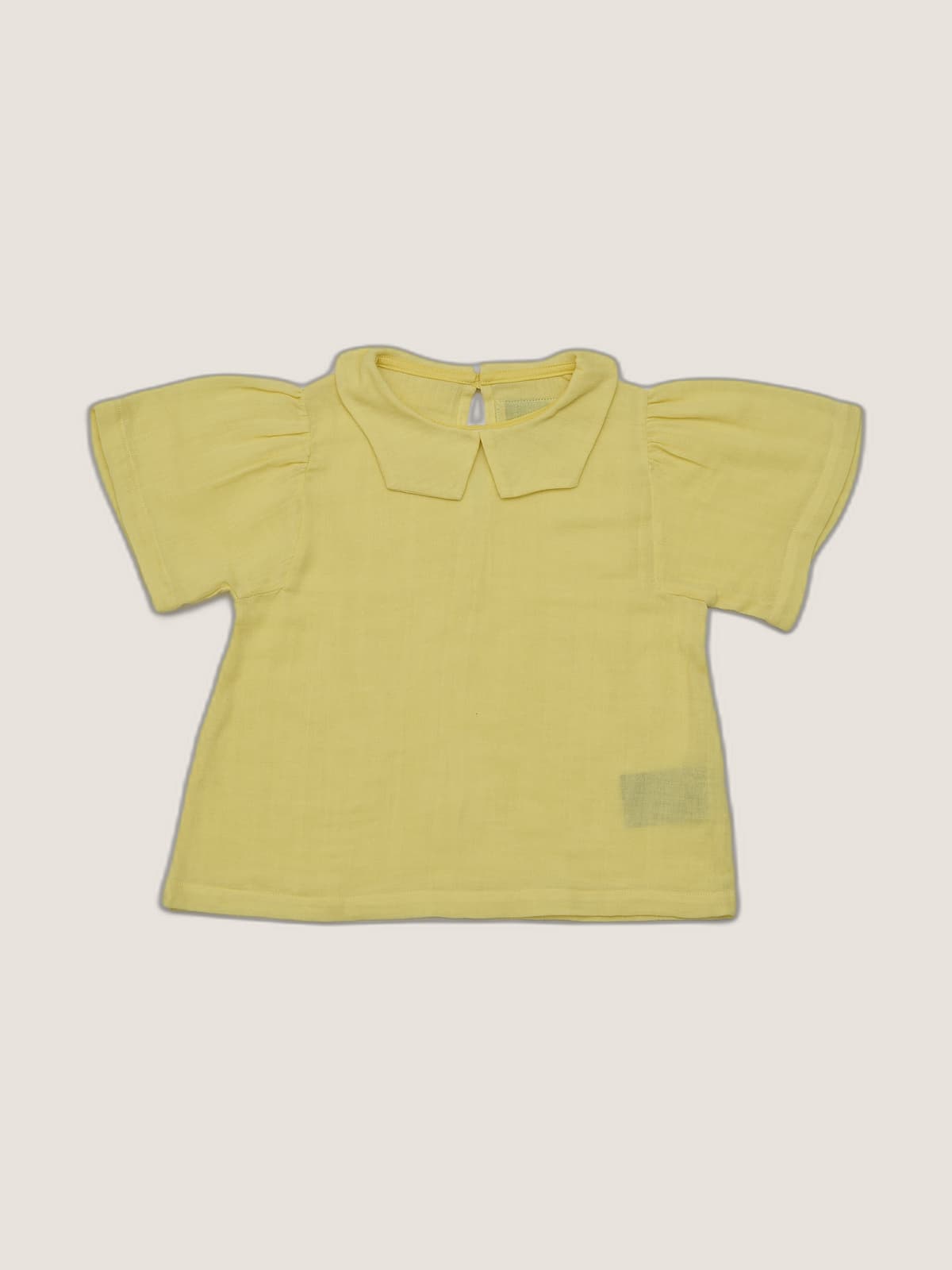 Camicia Masha manica scampanata Giallo e ocra still life front di Farway Milano - _AND3876-vertical-beige-centrato-zoom.jpg