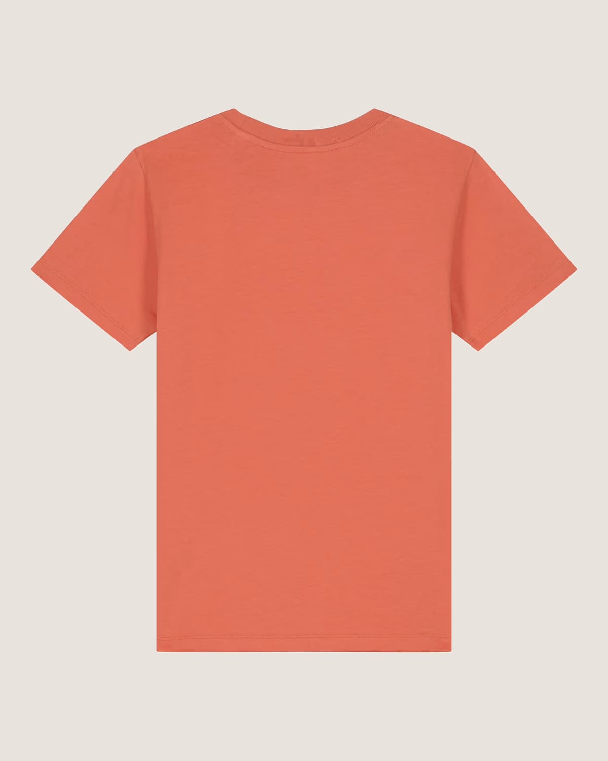 T-shirt Bimbi Classica in Cotone Organico Arancione still life retro di Farway Milano