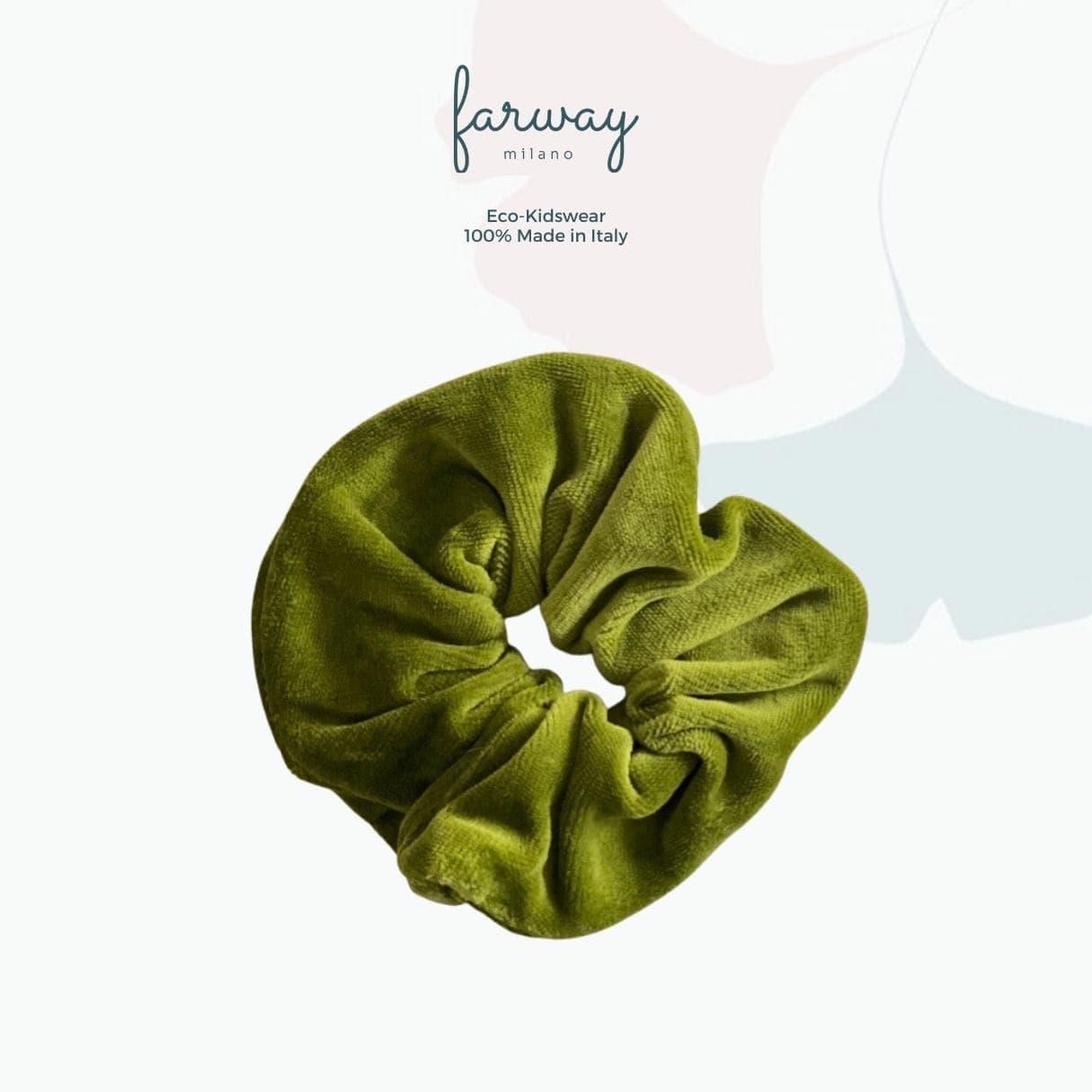 Scrunchies in velluto – Verde bosco e scuri