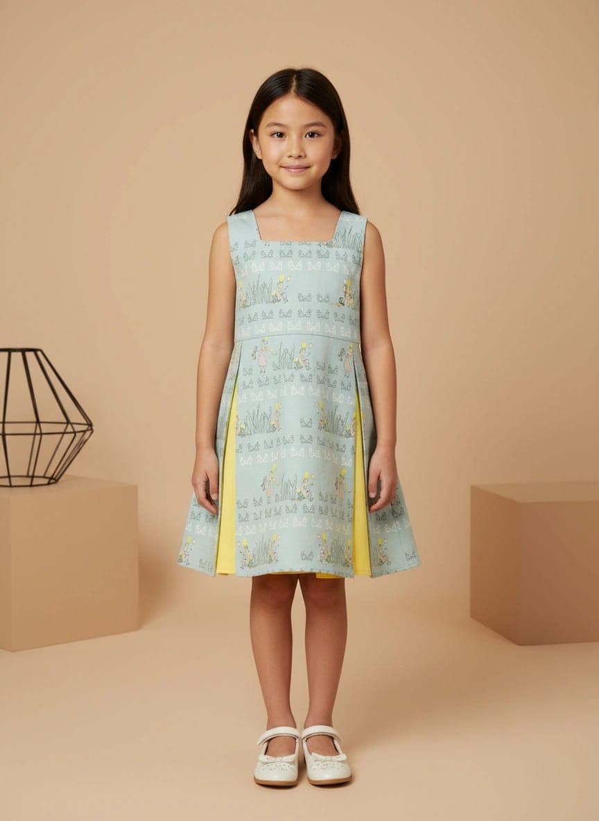 Abito Masha smanicato bicolore Principesse (Copia) Fantasie: personaggi Front di Farway Milano