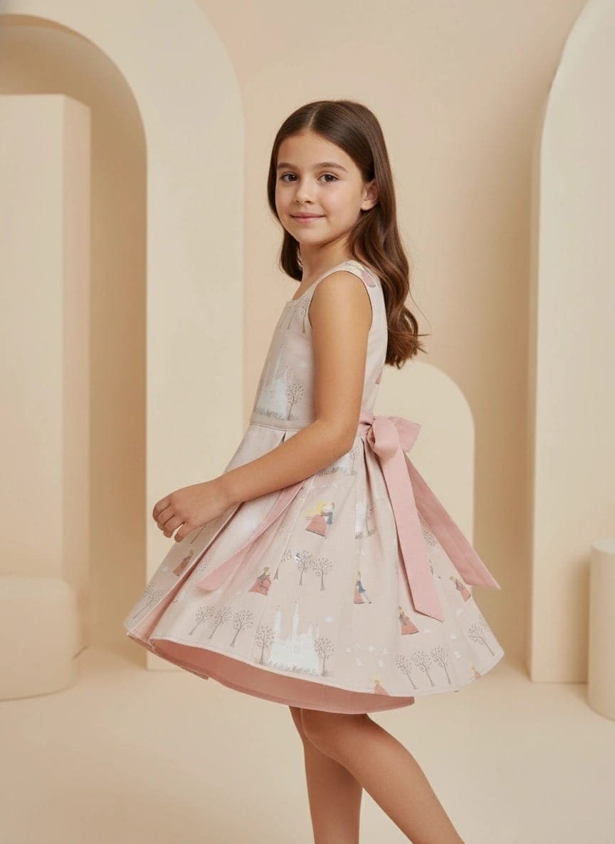 Abito Masha smanicato bicolore Principesse Fantasie: personaggi In Action di Farway Milano