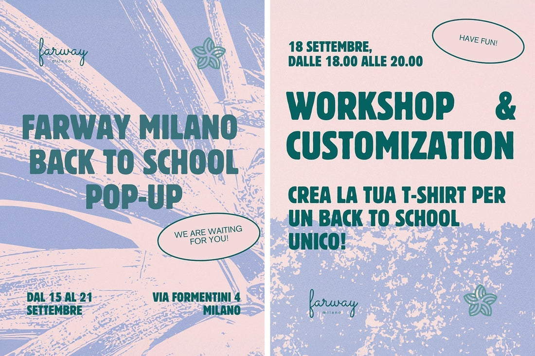 Farway Milano apre un Pop Up a Brera con l’evento “Back to School”
