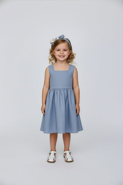 Abito Charlotte smanicato in lino