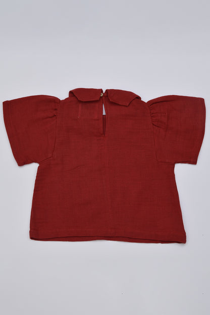 Masha shirt with flared sleeves