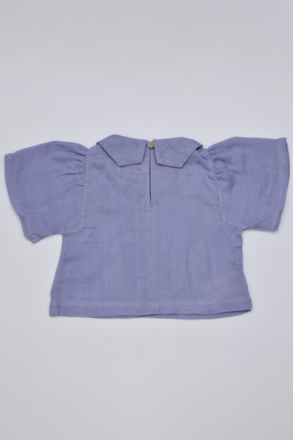 Masha shirt with flared sleeves