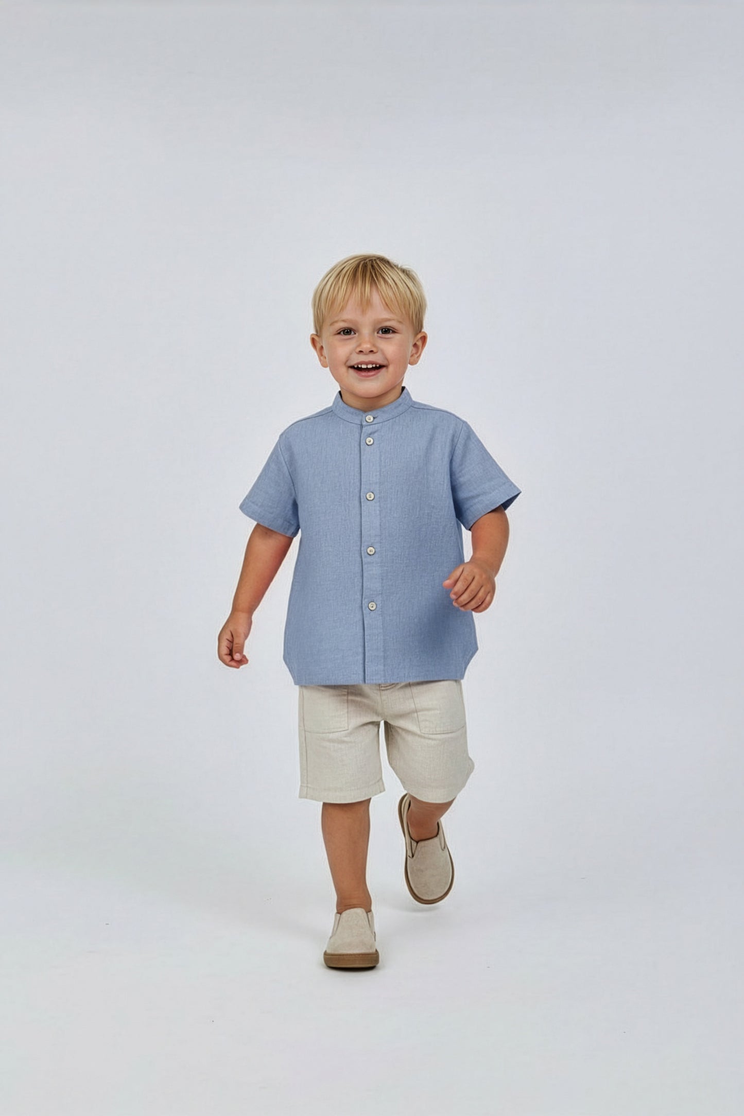 Camicia alla Coreana in Lino