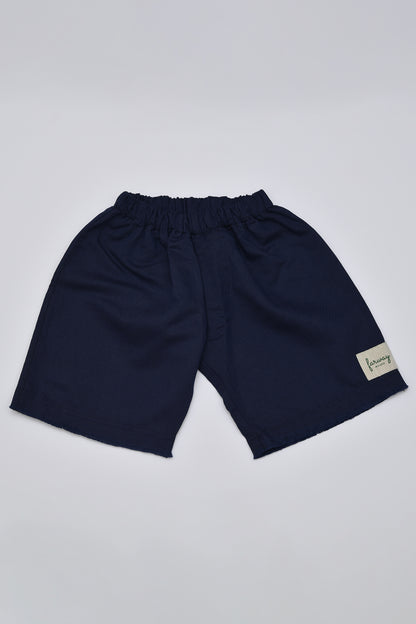 Pantalone Capri corto sfilacciato