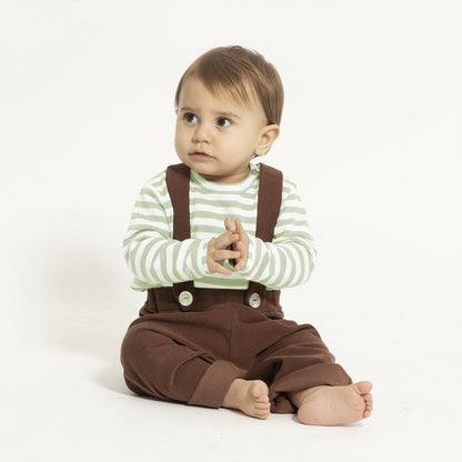 Maglietta a righe con taschino