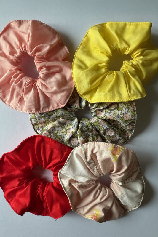 Scrunchies in Mussola di Cotone