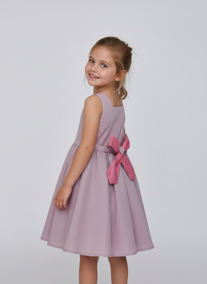 Bambina che indossa l'Abito Charlotte - vista posteriore