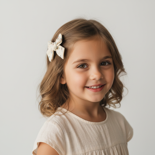 Bambina con Fiocco Écru piccolo