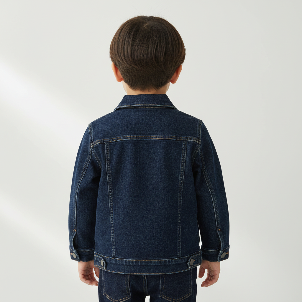 Giacca in Denim - Foto Indossato Retro