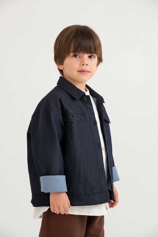 Giacca in Denim - Foto Indossato Studio