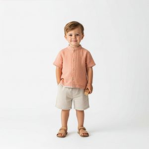 Camicia alla Coreana in Mussola