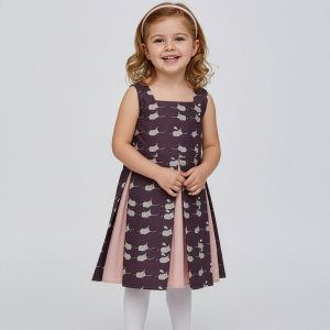 Abito Masha smanicato bicolore Elefantini