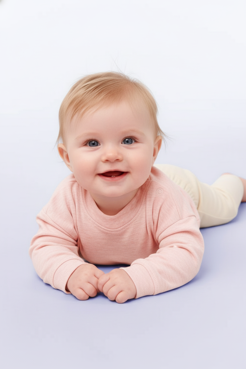 Neonato con la felpa in cotone organico Farway Milano