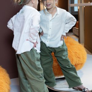 Pantalone Capri sfilacciato