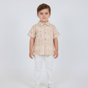 Camicia manica corta Giraffe