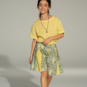 Gonna Masha bicolore Principe Ranocchio