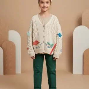 Cardigan fatto a mano