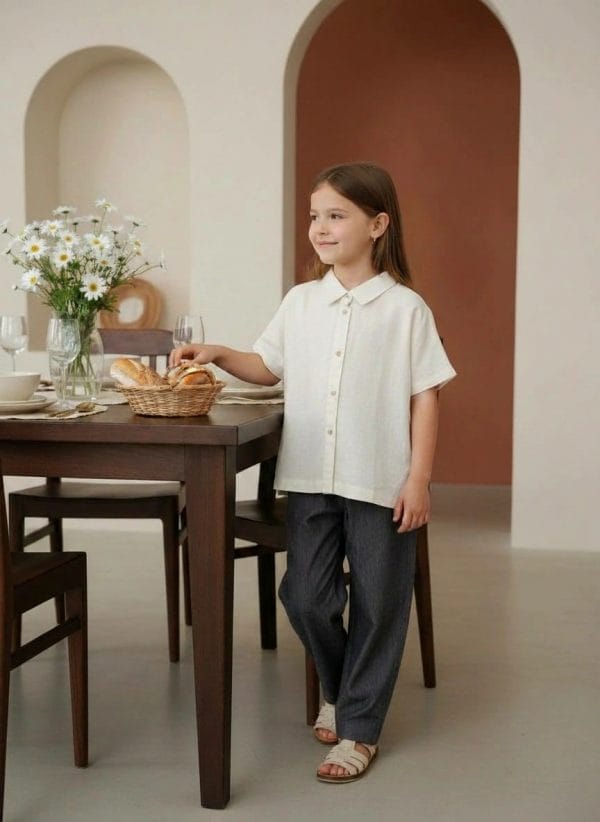 Pantalone denim Azzurro polvere e denim Il vestito della domenica di Farway Milano