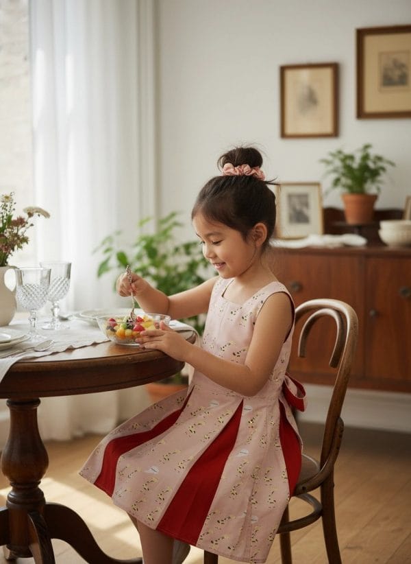 Abito Masha smanicato bicolore Giraffe Fantasie: animali Pranzi semplici ed eleganti di Farway Milano