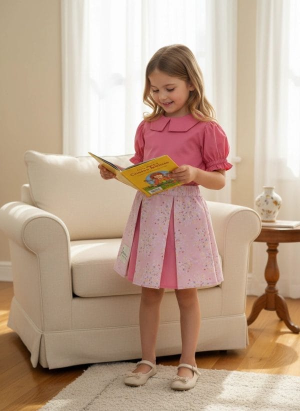 Gonna Masha bicolore Flower Fantasie: natura Il vestito della domenica di Farway Milano