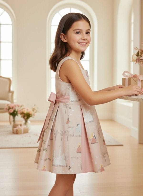 Abito Masha smanicato bicolore Principesse Fantasie: personaggi Cerimonia in famiglia di Farway Milano