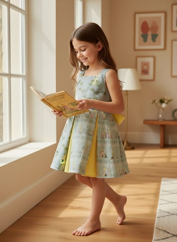 Abito Masha smanicato bicolore Principesse Fantasie: personaggi Il vestito della domenica di Farway Milano