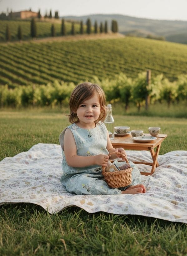 Tutina smanicata Principe Ranocchio Fantasie: personaggi Picnic al parco di Farway Milano